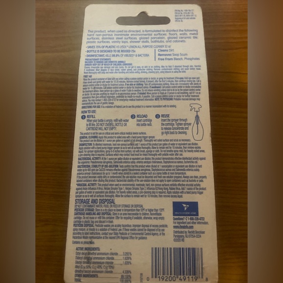 LYSOL Smart Lemon Disinfectant Liquid All-Purpose Cleaner (2-Pack) Lot of 3 - Picture 4 of 4